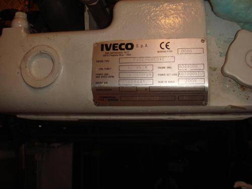 Iveco engine plate45